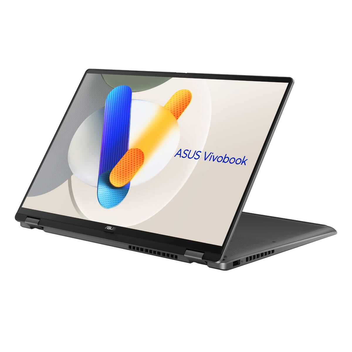 Laptop ASUS Vivobook 16 Flip WQXGA+ 16 inch Intel Core Ultra 7 258V 32GB 1TB SSD Windows 11 Home Matte Gray