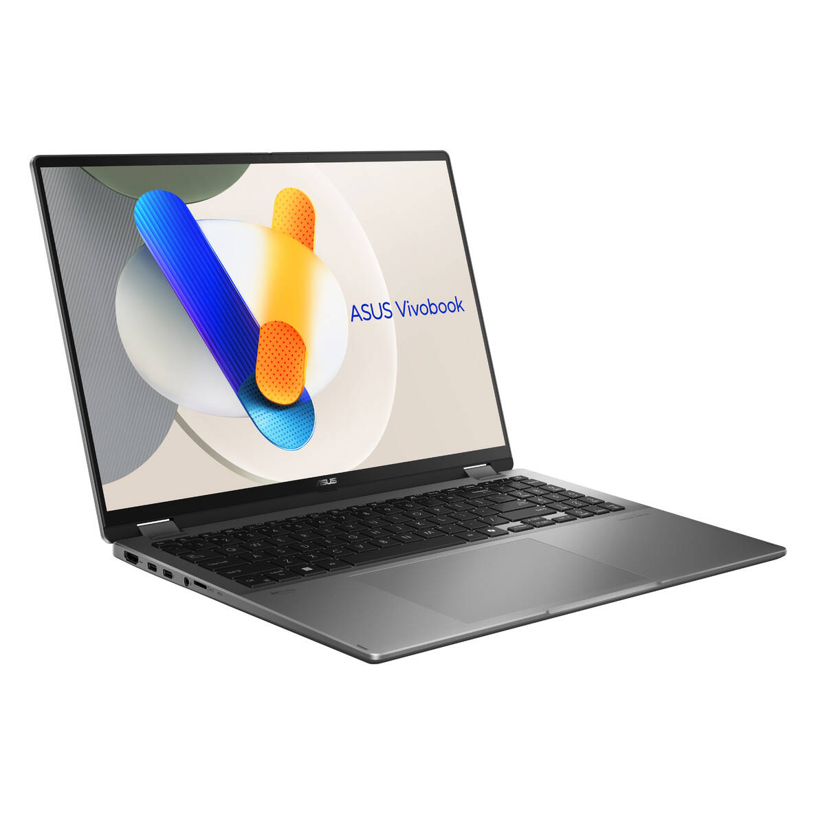 Laptop ASUS Vivobook 16 Flip WQXGA+ 16 inch Intel Core Ultra 7 258V 32GB 1TB SSD Windows 11 Home Matte Gray