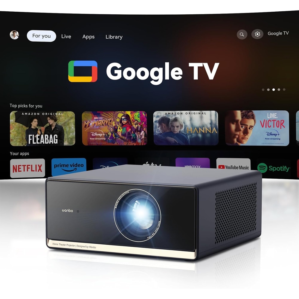 Videoproiector Xiaomi Wanbo X5 Pro 2025, LCD, 1920x1080 FullHD, Wi