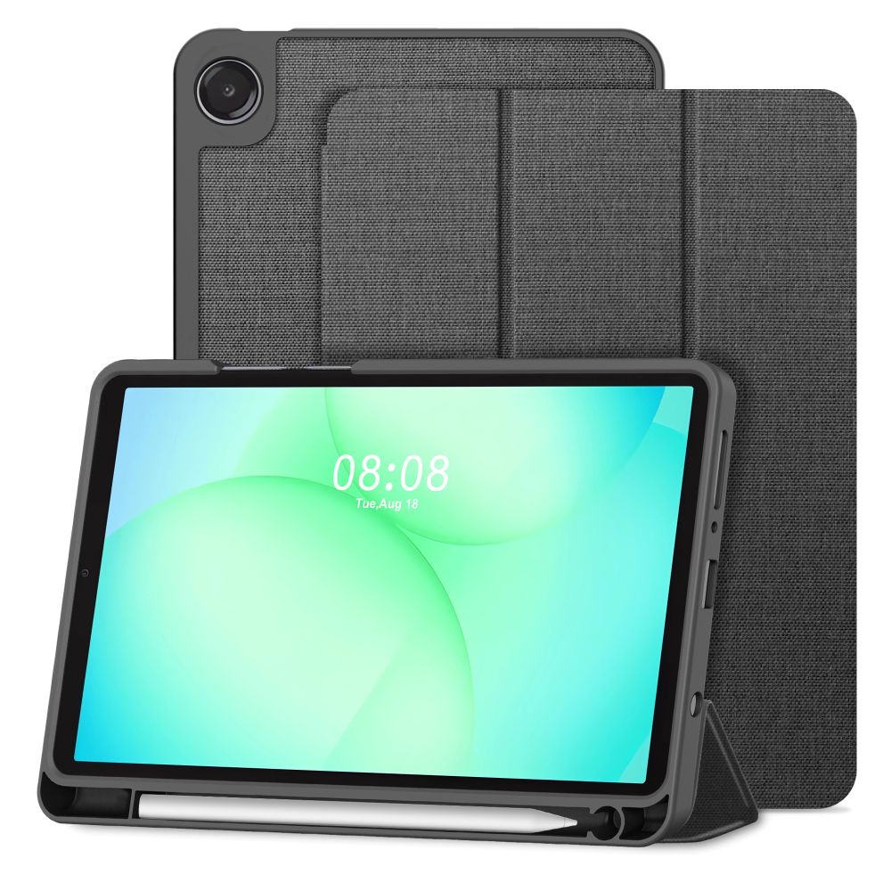 Husa Tech-Protect SC Pen Canvas compatibila cu Samsung Galaxy Tab A9 / A11 / X110 / X115 / X133 / X135, 8.7 inch, Gri