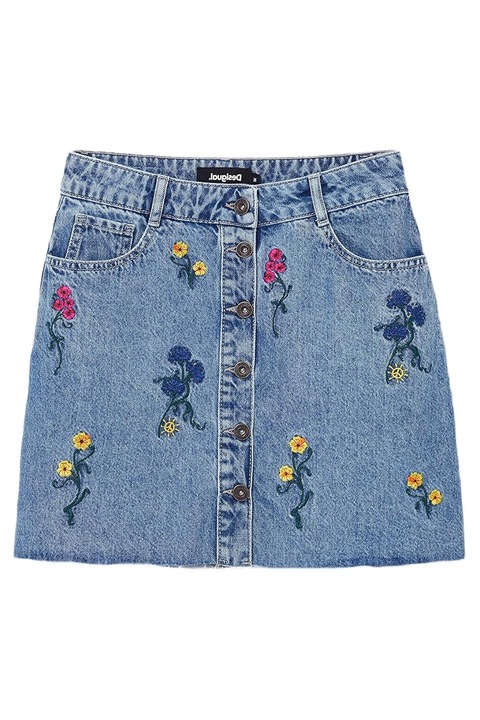 Fusta Dama, Desigual, Denim, Berna 2292, Denim Blue