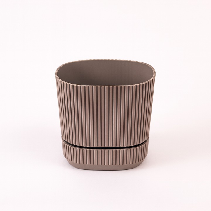 IRIS G-439 PERA SQUARE ghiveci de flori 4.600ml 206x206x185mm