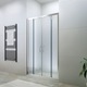 Ușă de duș Leziter Tavern 160x190 cm cu două aripi