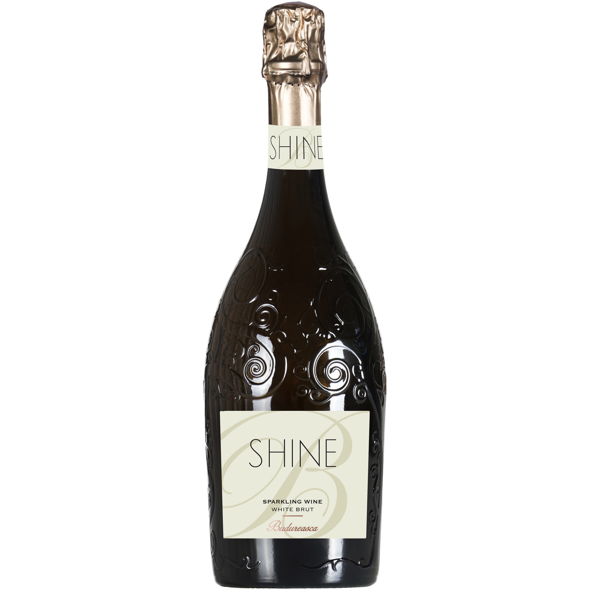 Spumant Shine Alb, brut, 0.75l - Budureasca (spumant)