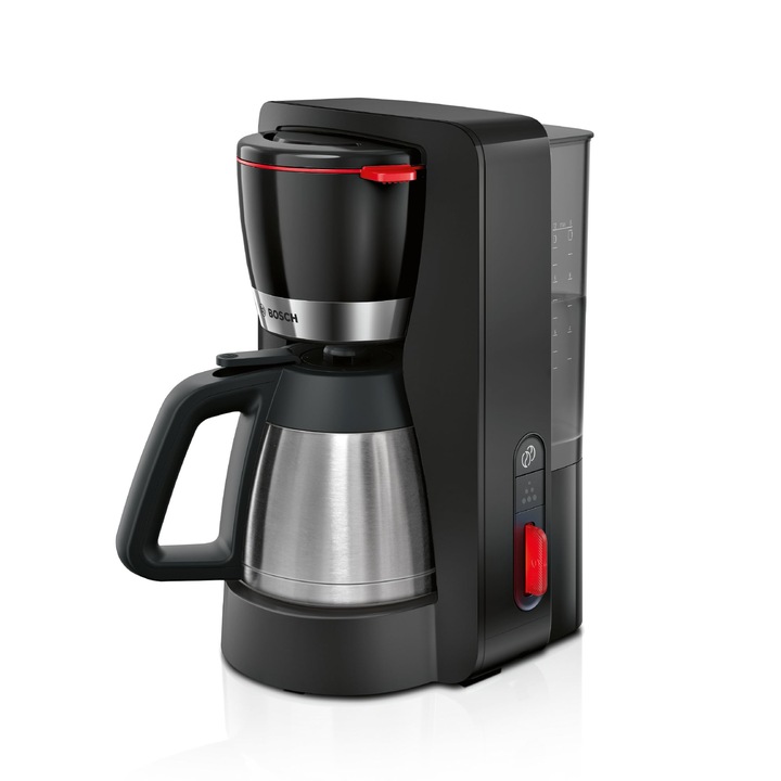 Espressor cu Filtru Bosch Mymoment Tka6M273, 1L, 8-12 Cesti, Negru Mat