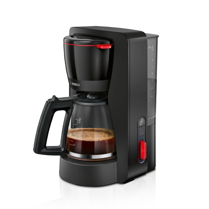 Espressor cu filtru Bosch Mymoment, 1200 W, 1.25 L, negru mat