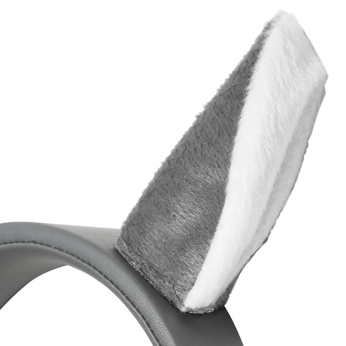 Căști On-Ear NEDIS cu urechi detașabile, culoare gri, design ușor, cablu audio detașabil
