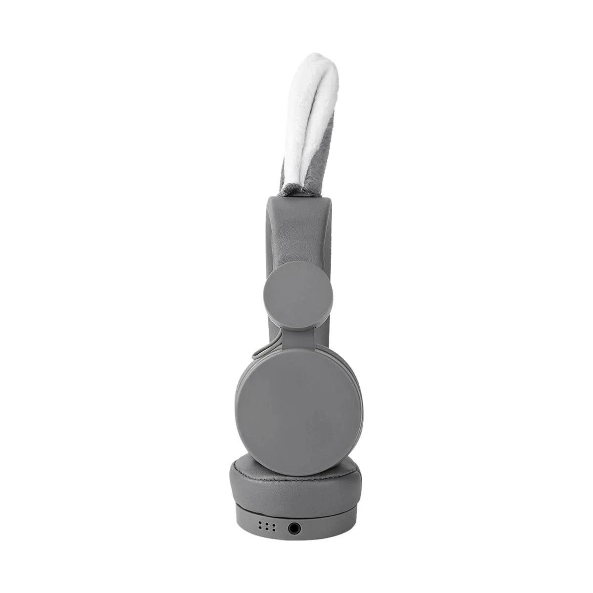 Căști On-Ear NEDIS cu urechi detașabile, culoare gri, design ușor, cablu audio detașabil