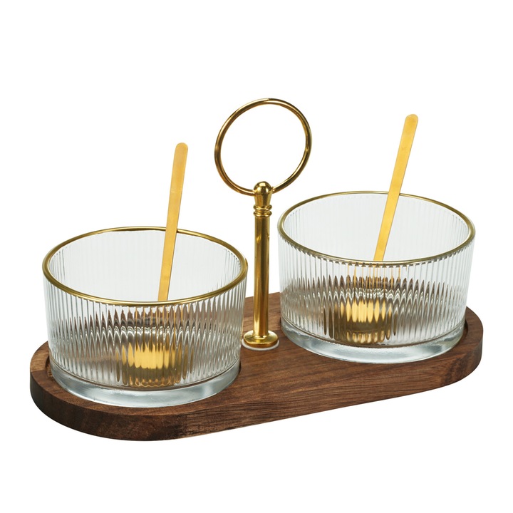 Set de servire pentru sosuri, Edanti, set de 5 piese