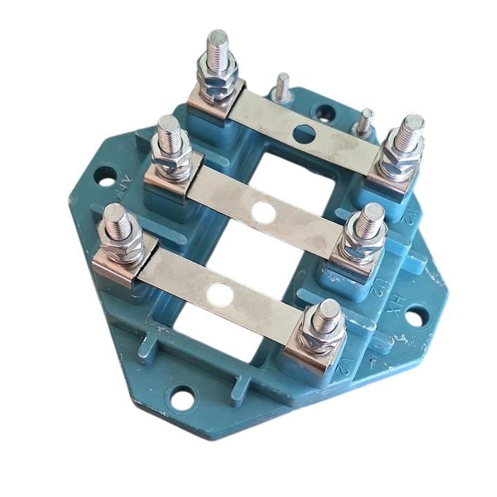 Háromfázisú elektromos motorok sorkapcsa, 200-225, 6xM8