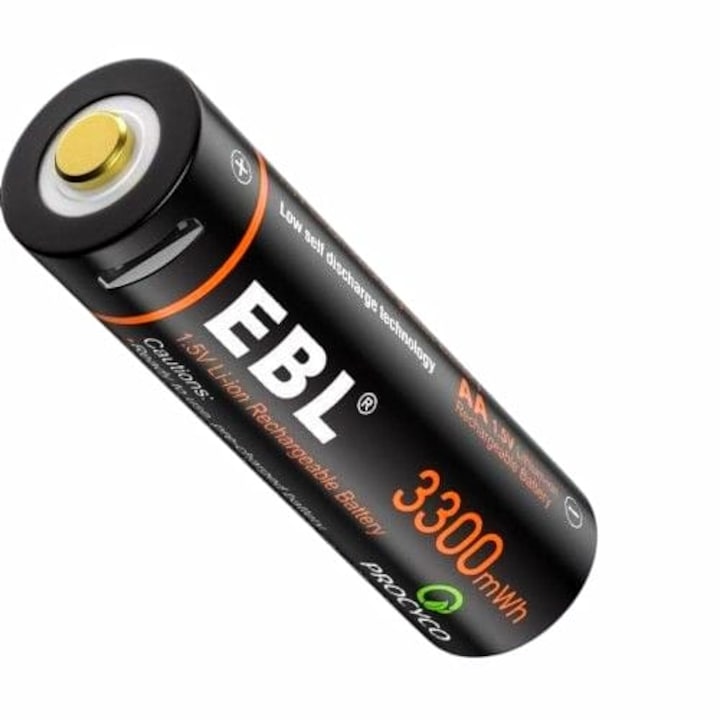 Acumulator AA, 1.5V, Li -Ion, 3300 mWh cu incarcare USB