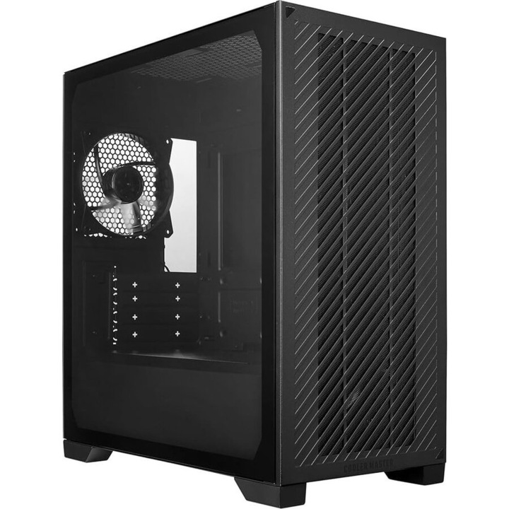 Carcasa computer Mini Tower COOLER MASTER E301L-KGNN-S00, ITX, Micro ATX, Negru