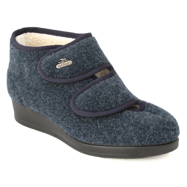 Fly Flot Papuci de casă Fly Flot pentru femei cu închidere Velcro - Q3701 IX 07704