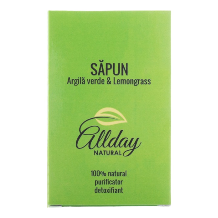 Zöld agyagos és citromfű szappan, 100 g