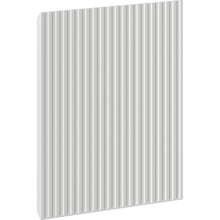 Mexen Rivel front canelat pentru corpul dulapului de baie 40 x 43, 5 cm, gri mat - 91A21-0400-470-1-62