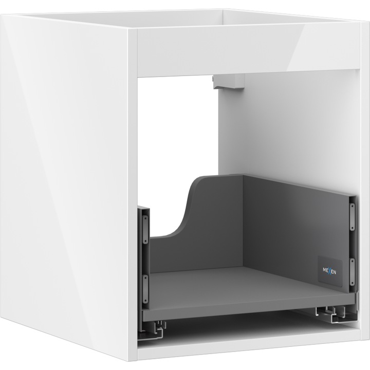 Mexen Box-A corp dulap sub chiuveta 40 cm, 1 sertar, alb lucios - 91AX0-0400-470-1-00