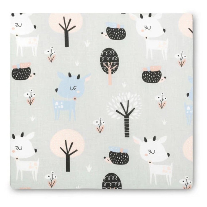 Подложка за детско столче Caretero, универсален размер 32x32x8см, 100% памук, дебела пяна