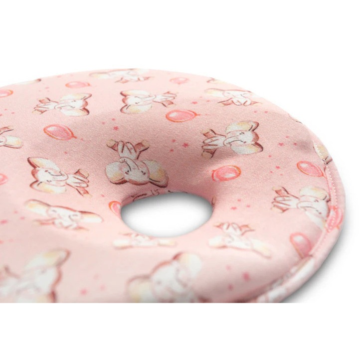 Ергономична възглавница за бебешко креватче, Caretero, универсален размер 22x22см, памук и еластан, цвят 0/2