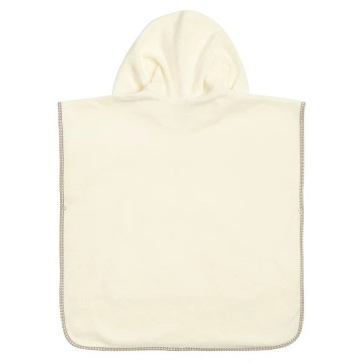 Понсо за баня Caretero, 100% памук, 55x60 см, цвят екрю