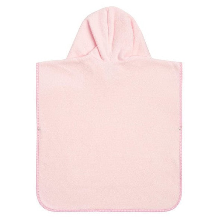 Пончо за баня Caretero, розово, 100% памук, размер 55x60 см