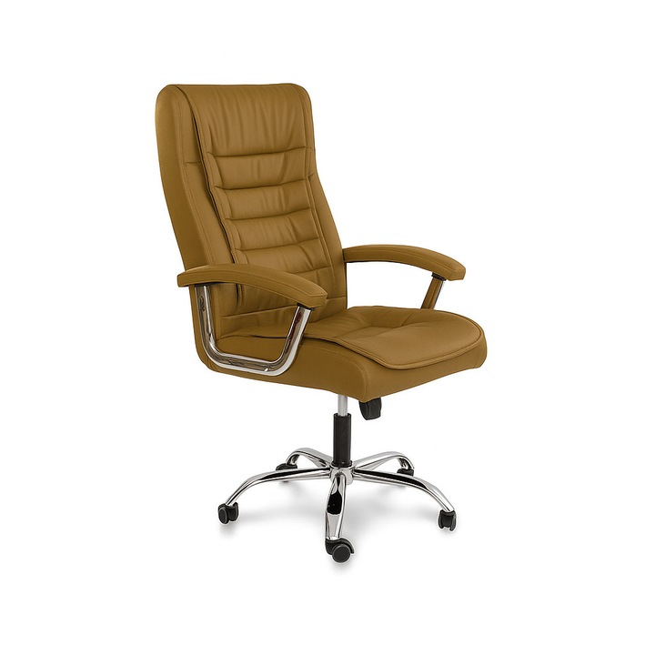 Velora Office Line VEGA Amber – prémium főnöki irodai szék, barna