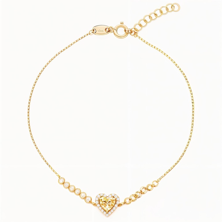 Bratara aur galben Radiant Heart