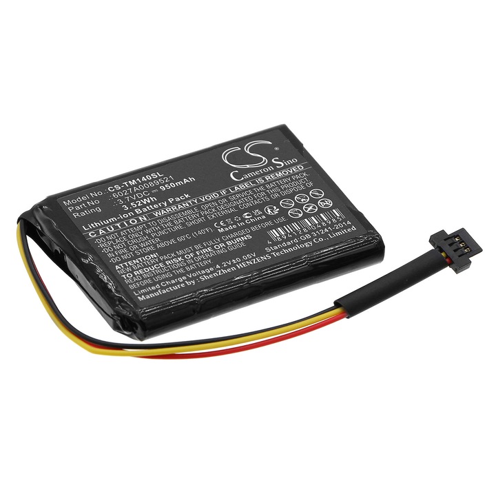 Baterie Li-ion Cameron Sino 950mAh, 3.7V, Negru, 47x34x5.5mm