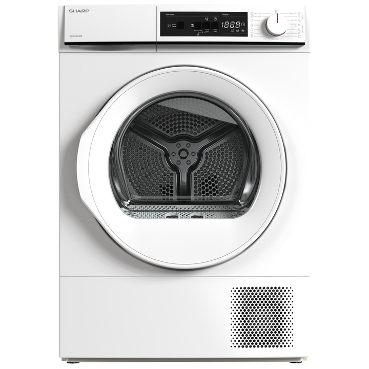 SHARP KD-NHA7S6GWE-EE Hőszivattyús szárítógép 7 kg, Fehér