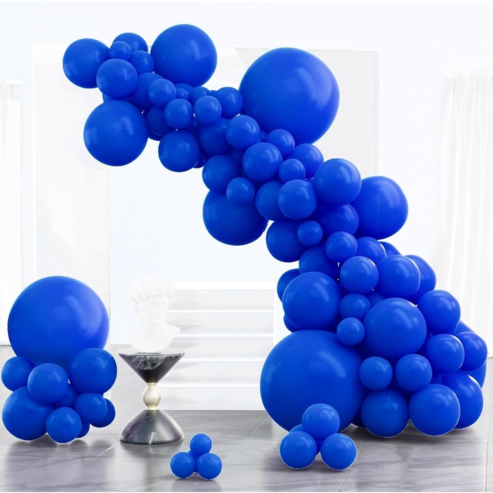 Original - Set 12 Baloane, Southern Sky, din Latex Standard, 25 cm, Albastru