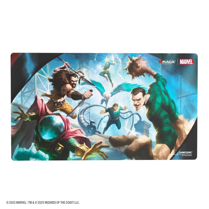 Playmat Gamegenic Marvel's Spider-Man Prime - Sinister Six, élénk dizájn, 60x35cm
