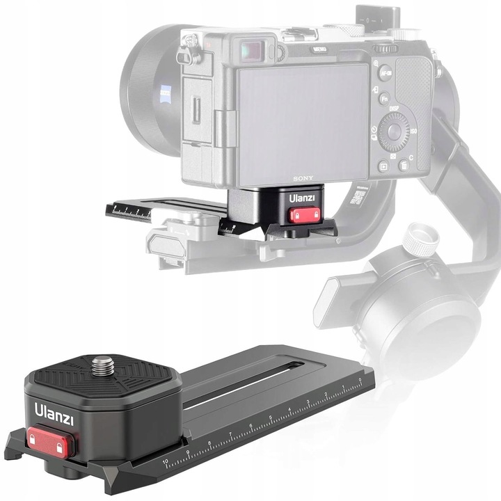 Suport prindere Ulanzi R085 pentru DJI RONIN RSC2, aluminiu, 130x49mm