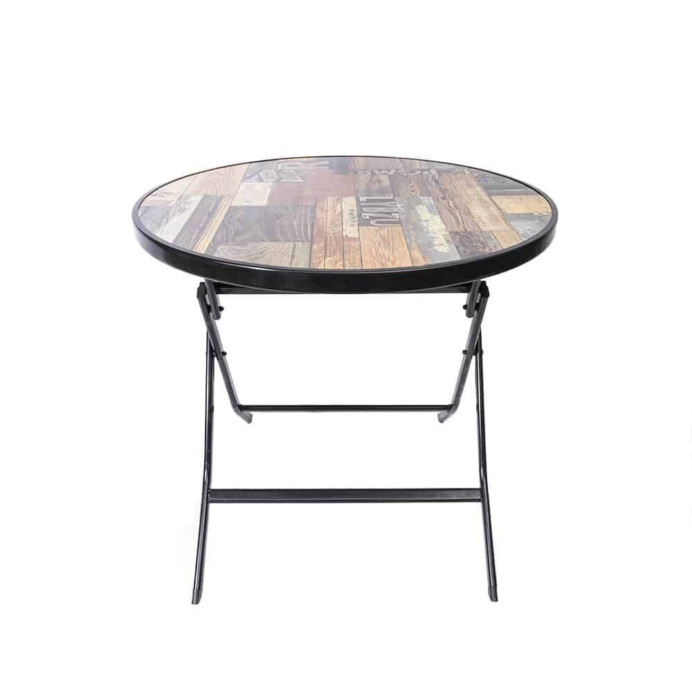 Masă pliantă rotundă, Z-tools, MDF, 80x80cm - eMAG.ro