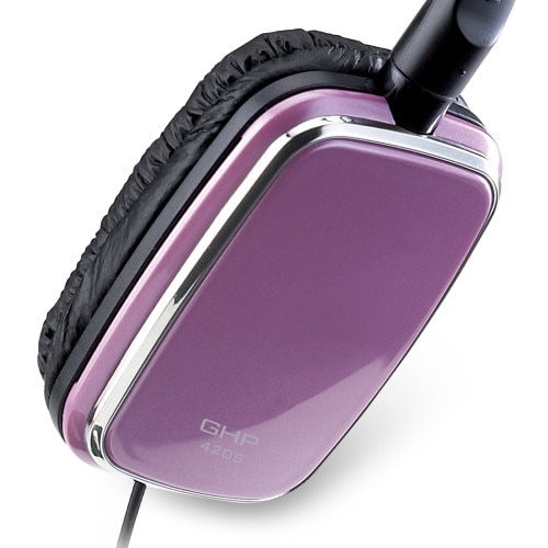Casti cu fir, Genius GHP-420S, 20Hz-20.000Hz, negru-violet, 32 Ohm