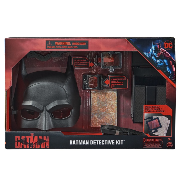 Set De Joaca Batman, Jucărie Interactivă, Masca, Centură Utilitară, Multicolor