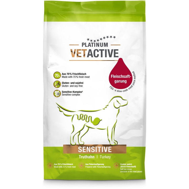 Hrana uscata pentru caini Platinum VETACTIVE Sensitive, 5kg
