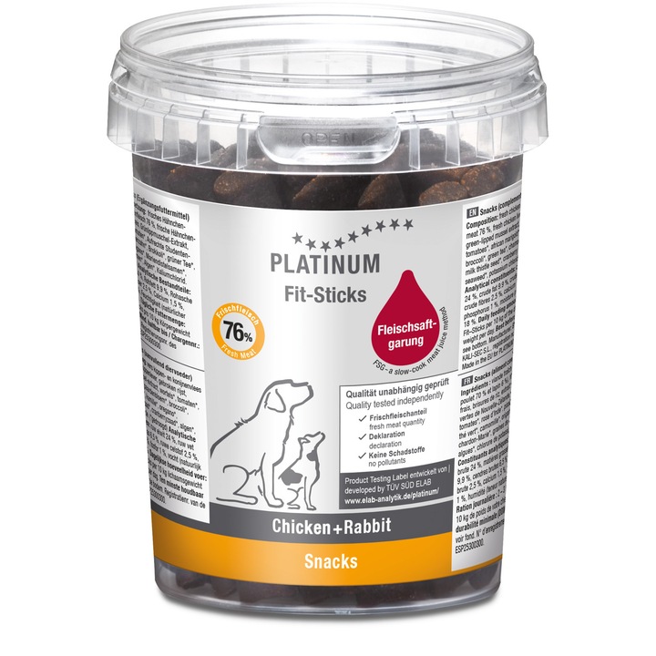 Fit Sticks Platinum cu Pui si Iepure