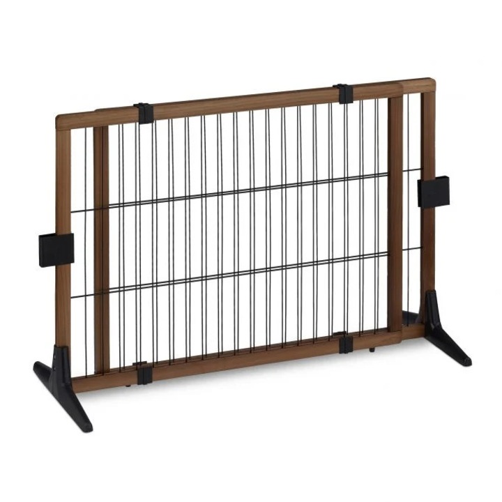 Poartă de siguranță retractabilă B2X, 101x75cm, pentru copii și câini, ușor de instalat