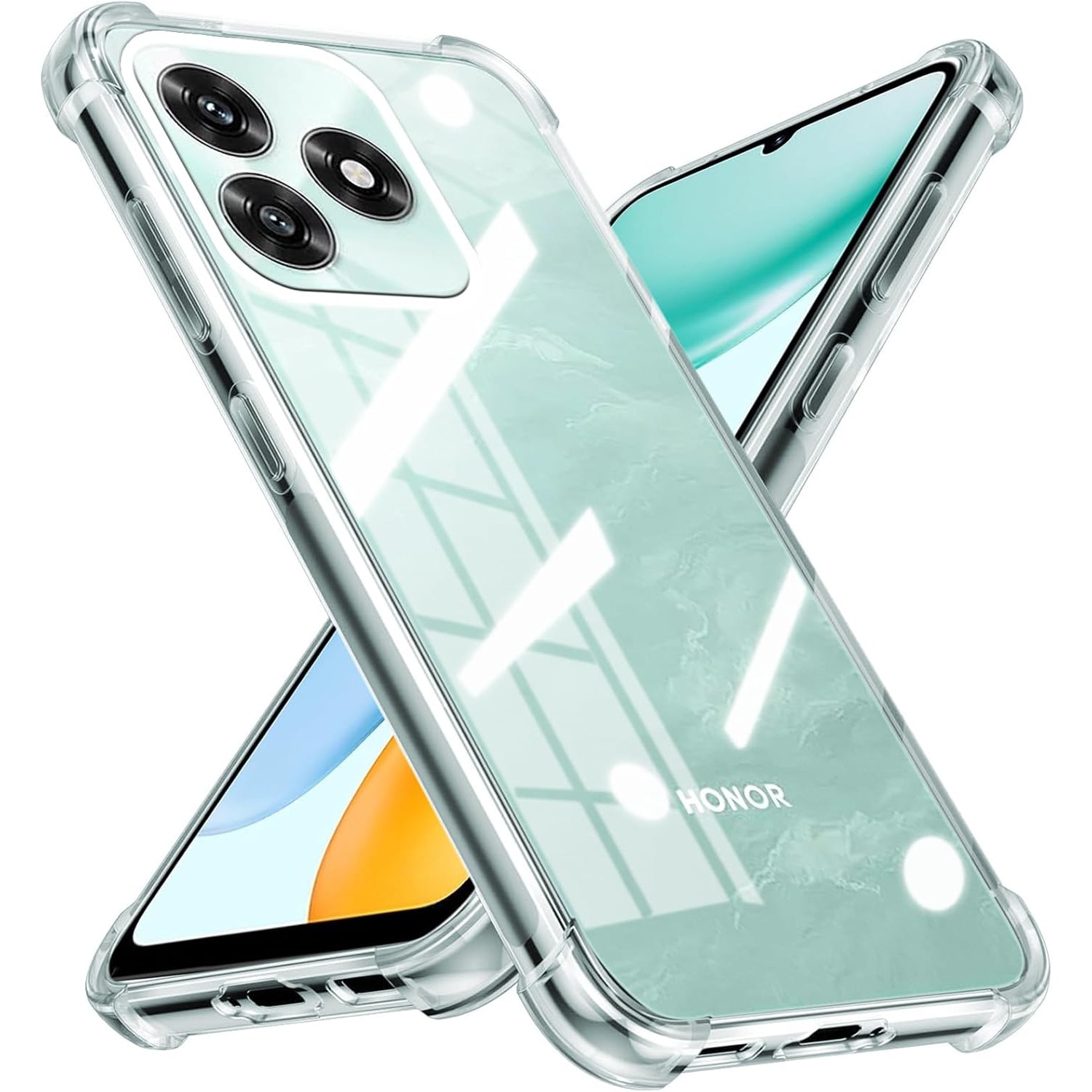 BestCase® Husa Anti Shock Pentru Honor X5c Plus / X5c, Reinforced 4 Corners, Transparent