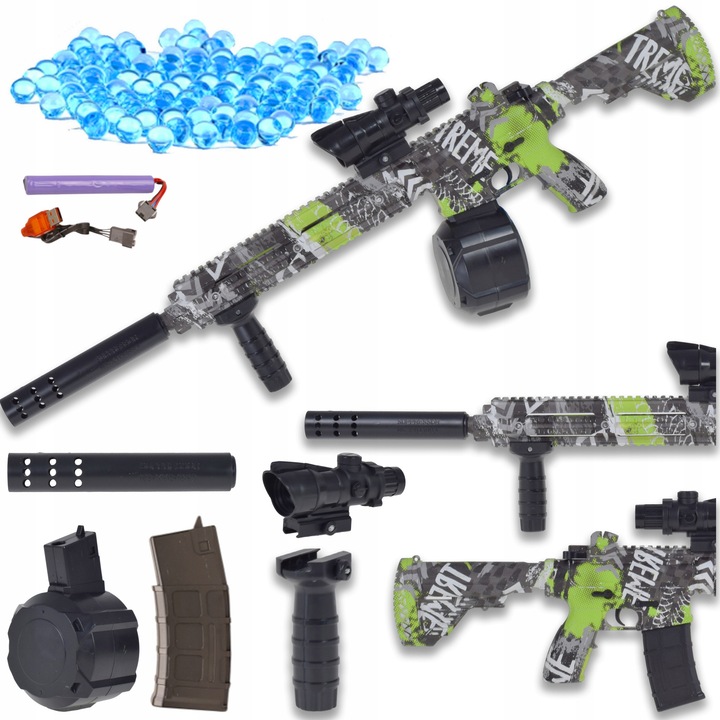 Pusca de jucarie, SklepLolki, automat, biocombustibil, 80x25cm