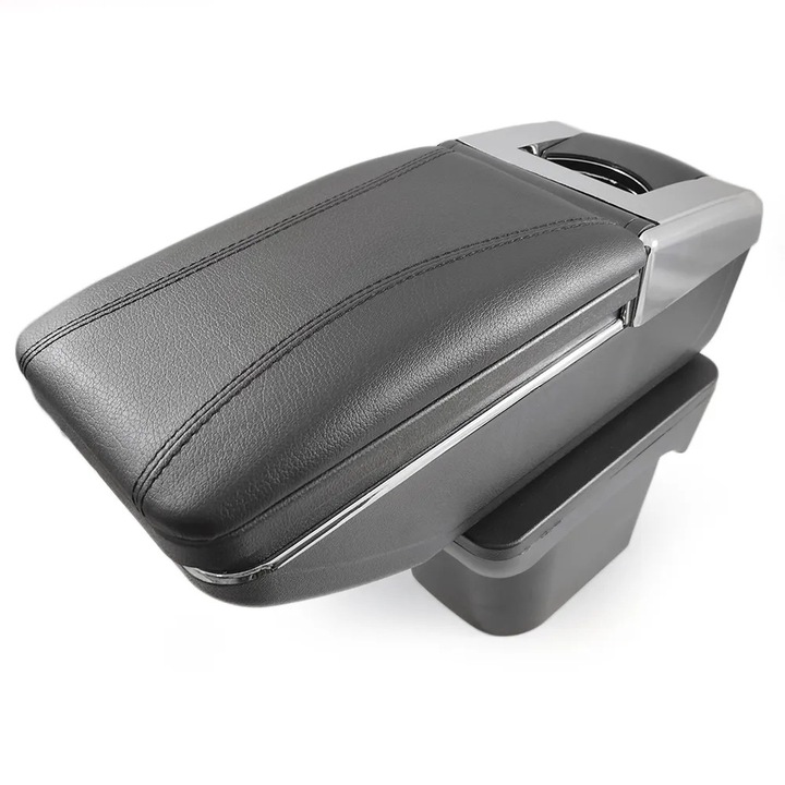 Подлакътник Барче Конзола за автомобил за Chevrolet Cruze 2009-2014 с USB черна кожа