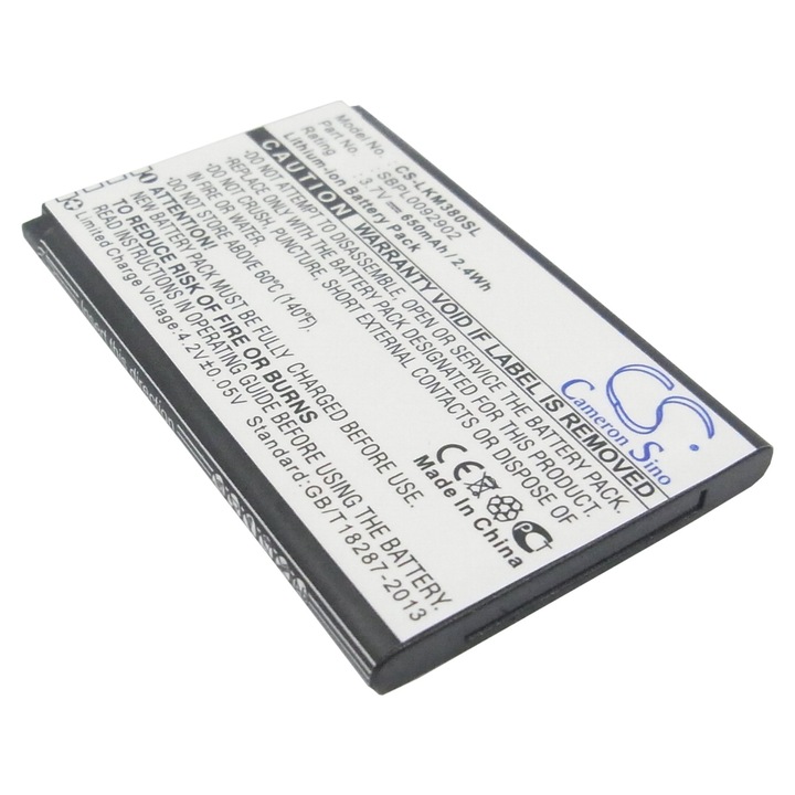 Baterie TECHTEK CS-LKM380SL Li-ion 650mAh