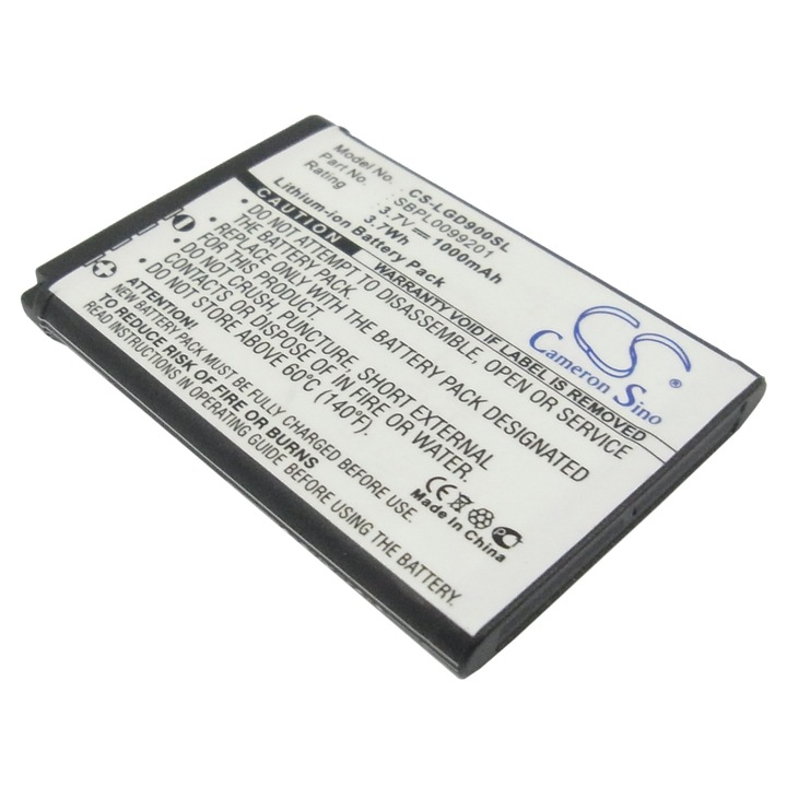 Baterie TECHTEK CS-LGD900SL Li-ion 1000mAh