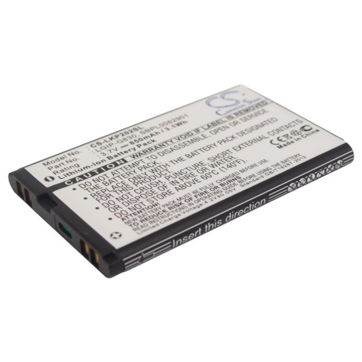 Baterie TECHTEK CS-LKP202SL Li-ion 850mAh