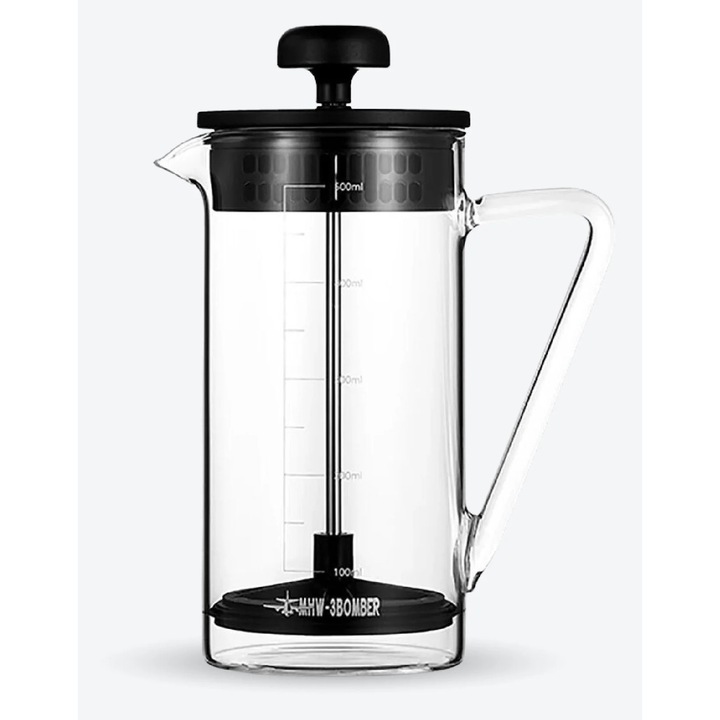 MHW-3BOMBER, presa franceza pentru cafea, 450ml - Negru