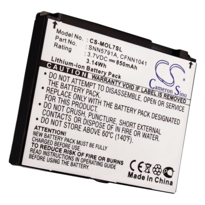 Baterie TECHTEK CS-MOL7SL Li-ion 850mAh