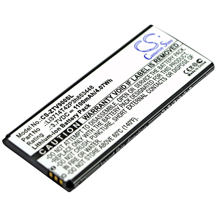 Baterie TECHTEK CS-ZTV900SL Li-ion 1100mAh