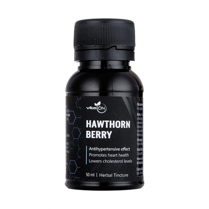 Tinctură de Păducel, VitaOn, naturală, 45% alcool, 100ml