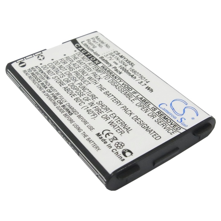 TECHTEK CS-MYX6SL Li-ion 1000mAh akkumulátor