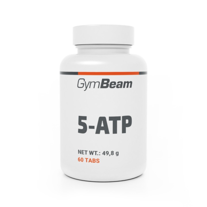 Supliment alimentar 5-ATP, GymBeam, 60 tablete, 450 mg adenozin-5-trifosfat, potrivit pentru vegani