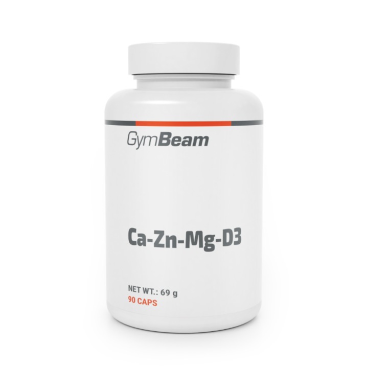 Ca-Zn-Mg-D3, GymBeam, 90 caps